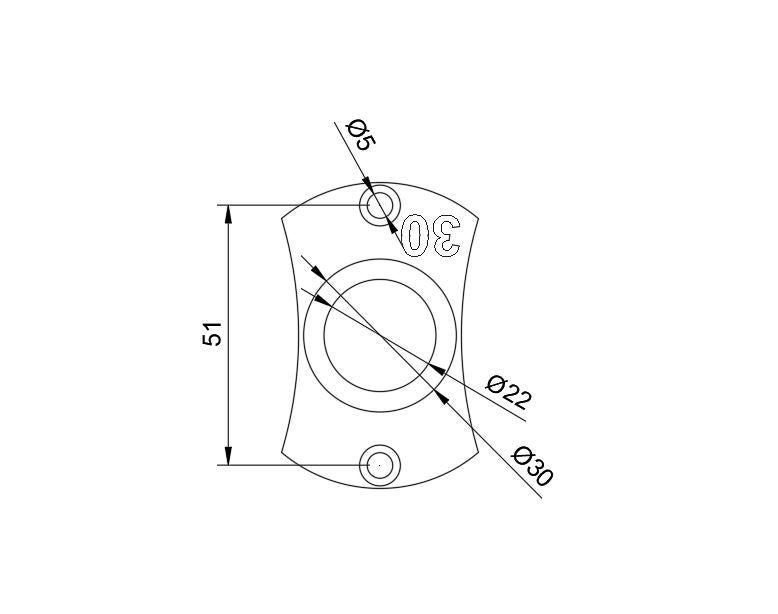 Einhell guide bush 30mm O/D